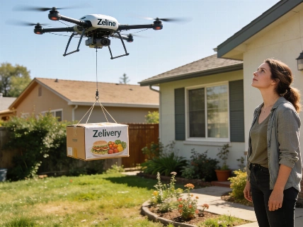 Uber integra i droni Zipline nella rete di consegne Eats QWERTYmag