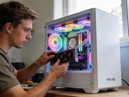 HYTE Y50 RGB: panoramic glass for budget PC builds QWERTYmag