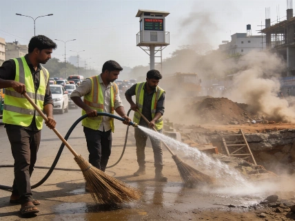 Delhi launches targeted crackdown on air pollution hotspots QWERTYmag