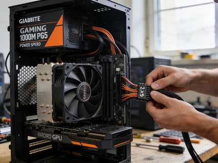 Gigabyte Gaming 1000GM PG5: efficienza Platinum e protezione T-Guard per PC da gioco QWERTYmag