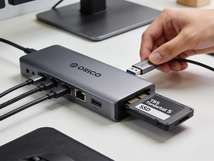 Orico TB5: dock Thunderbolt 5 e storage SSD ultraveloce in un unico dispositivo QWERTYmag