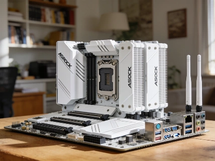 ASRock X870E Challenger Wifi White rattles the AM5 budget scene QWERTYmag