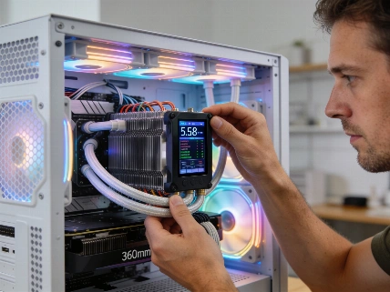 ASUS ROG Strix SLC IV 360 ARGB LCD: un nuovo standard per il raffreddamento AIO QWERTYmag