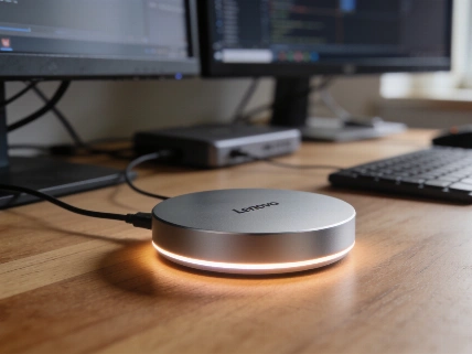 Lenovo Yoga Mini: il mini PC rotondo che sorprende con Core Ultra X7 e Arc B390 QWERTYmag