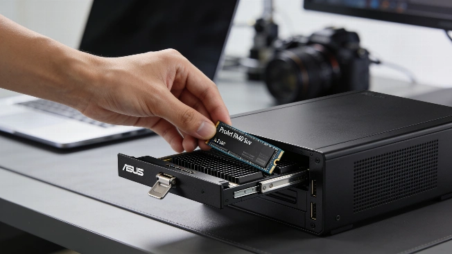 ASUS ProArt PA40SU spinge l'archiviazione USB4 a 40 Gbps con raffreddamento attivo QWERTYmag