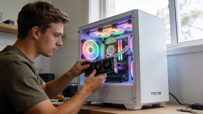 HYTE Y50 RGB: panoramic glass for budget PC builds QWERTYmag