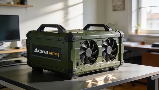 Corsair Warthog shakes up PC cases with military looks and steel build QWERTYmag